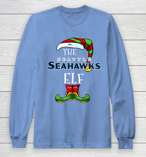 Seattle Seahawks Christmas ELF Funny NFL Long Sleeve T-Shirt 8