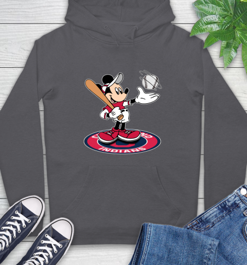 MLB Baseball Cleveland Indians Cheerful Mickey Disney Shirt Hoodie 7