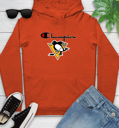 NHL Hockey Pittsburgh Penguins Champion Shirt Youth Hoodie 3