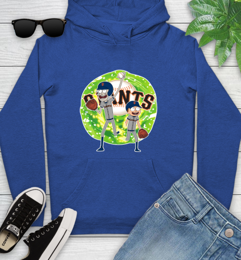 MLB San Francisco Giants Rick And Morty Baseball Sports Youth Hoodie 9
