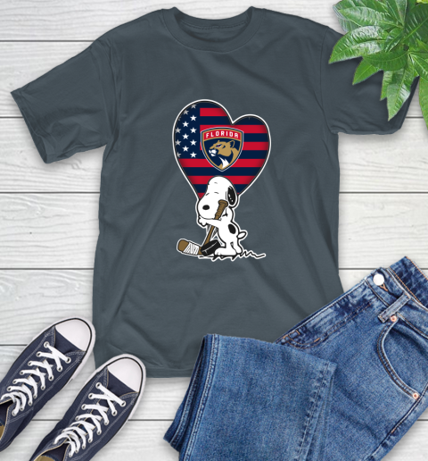 Florida Panthers NHL Hockey The Peanuts Movie Adorable Snoopy T-Shirt 9