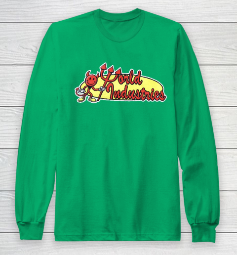 World Industries Devil Satan Hook Ups Skate Hookups Hook Ups Vintage 90's Long Sleeve T-Shirt 4