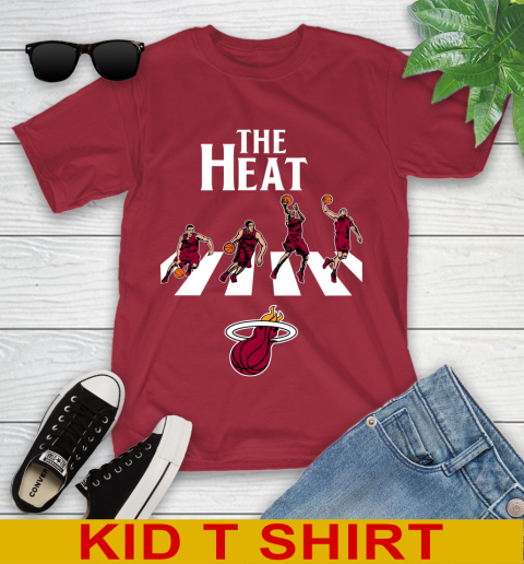 NBA Basketball Miami Heat The Beatles Rock Band Shirt Youth T-Shirt 12