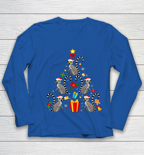 Lemur Christmas Ornament Tree Funny Gift Youth Long Sleeve 7