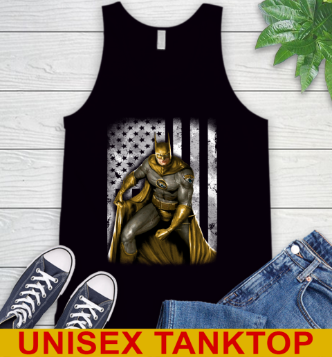 Jacksonville Jaguars NFL Football Batman DC American Flag Shirt Tank Top