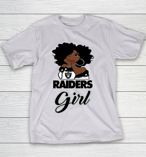 Oakland Raiders Girl NFL Youth T-Shirt 5