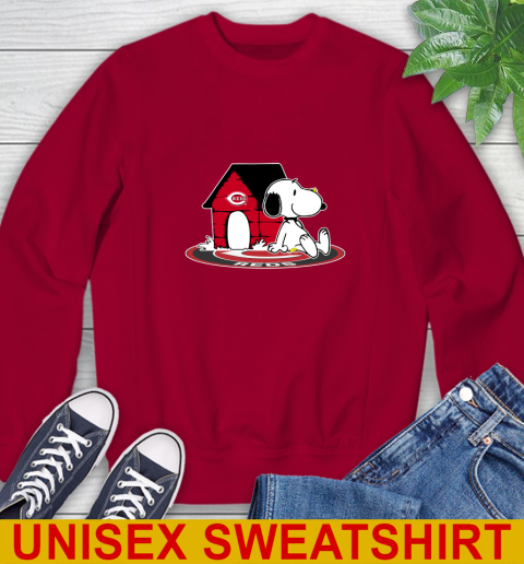 MLB Baseball Cincinnati Reds Snoopy The Peanuts Movie Shirt Sweatshirt 7
