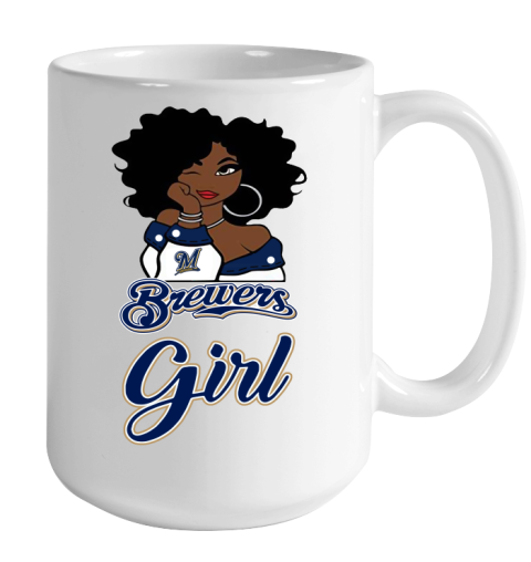 Milwaukee Brewerss Girl MLB Color Changing Mug 15oz 2