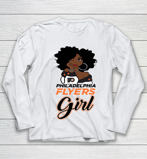 Philadelphia Flyers Girl NHL Youth Long Sleeve 2