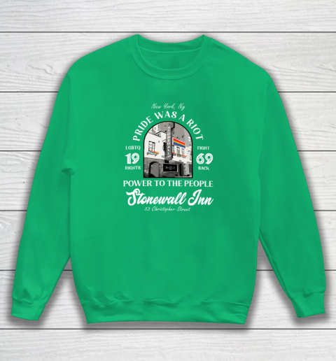 Stonewall Inn LGBTQ History Pride Was A Riot Gay Pride Month Sweatshirt 4