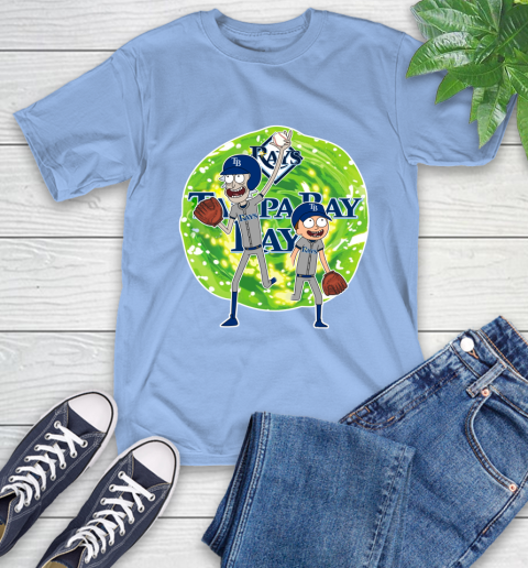 MLB Tampa Bay Rays Rick And Morty Baseball Sports T-Shirt 11
