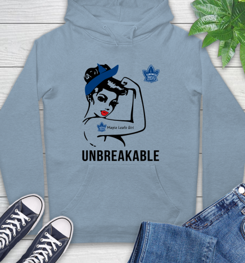 NHL Toronto Maple Leafs Girl Unbreakable Hockey Sports Hoodie 6