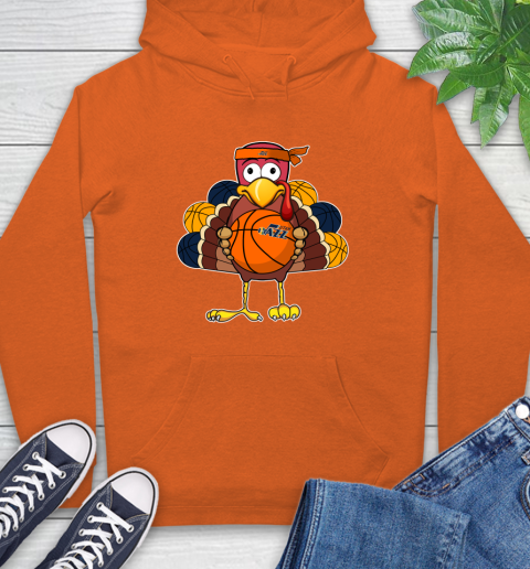 Utah Jazz Turkey thanksgiving day Hoodie 5