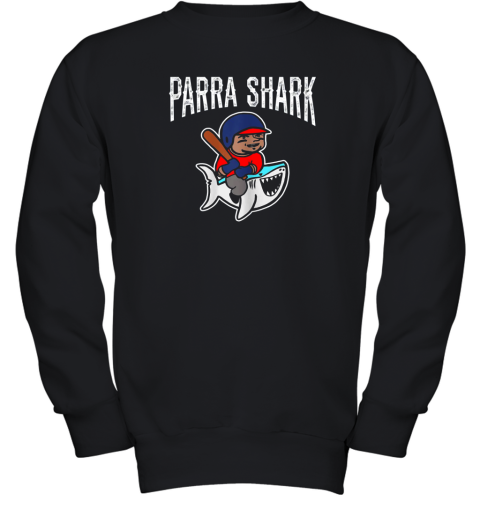 Parra Shark Shirt  Cool Baseball Youth Sweatshirt