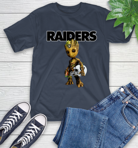 Oakland Raiders NFL Football Groot Marvel Guardians Of The Galaxy T-Shirt 4