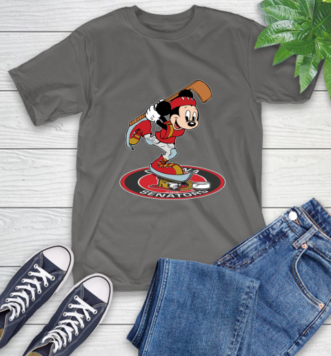NHL Hockey Ottawa Senator Cheerful Mickey Disney Shirt T-Shirt 10