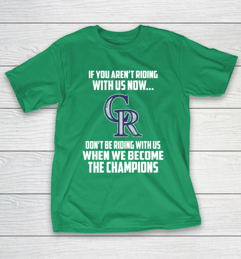 MLB Colorado Rockies Baseball We Become The Champions T-Shirt 5
