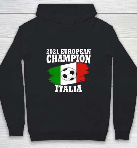 Italy Jersey Soccer Champions Euro 2021 Italia Youth Hoodie