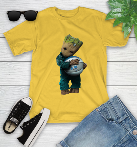 NBA Groot Guardians Of The Galaxy Basketball Sports Orlando Magic Youth T-Shirt 8