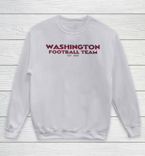 Washington Football Team Est 2020 Youth Sweatshirt 2
