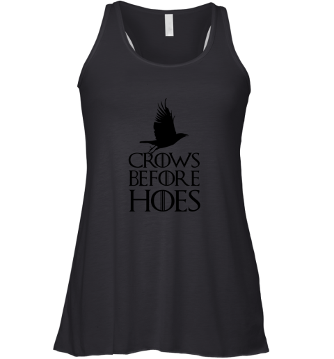 Crows Before Hoes Racerback Tank