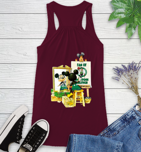 NBA Basketball Boston Celtics Mickey Drawing Shirt 38