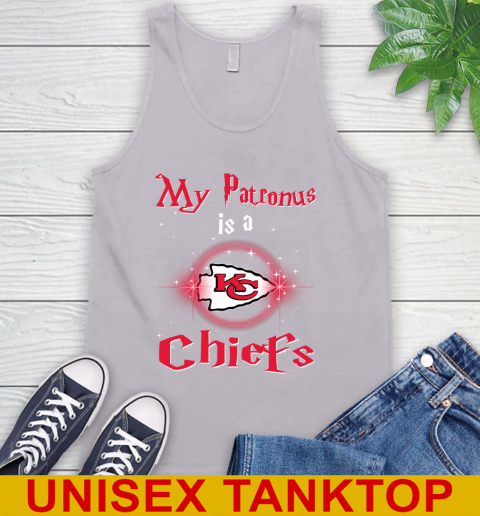 NFL Football Harry Potter My Patronus Is A Kansas City Chiefs Tank Top 3
