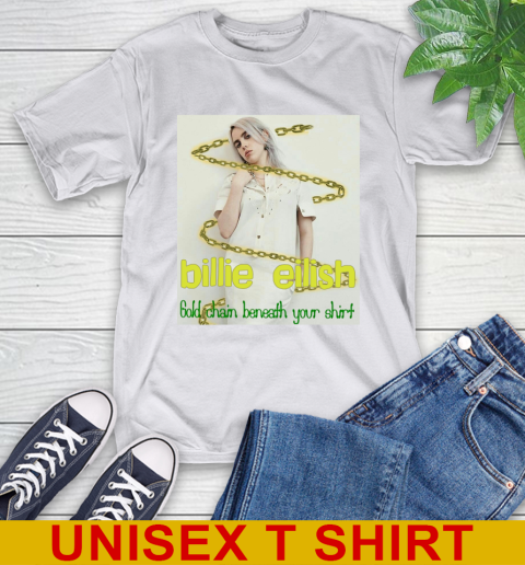 Billie Eilish Gold Chain Beneath Your Shirt 12