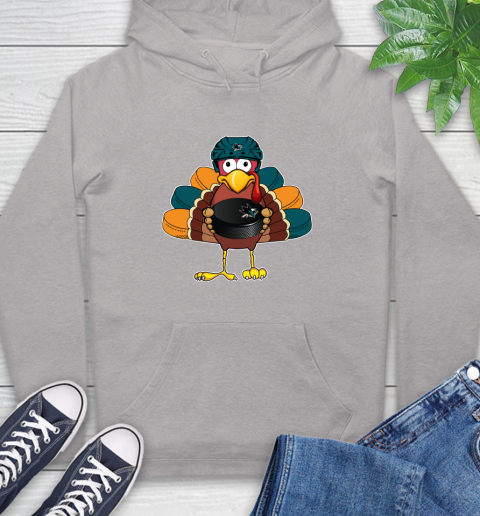 San Jose Sharks Turkey Thanksgiving Day Hoodie 12