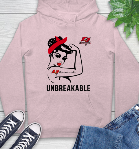 NFL Tampa Bay Buccaneers Girl Unbreakable Football Sports Hoodie 7