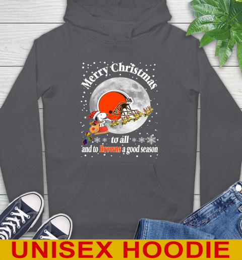 Cleveland Browns Merry Christmas To All And To Browns A Good Season NFL Football Sports Hoodie 7