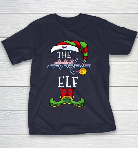 Washington Capitals Christmas ELF Funny NHL Youth T-Shirt 2