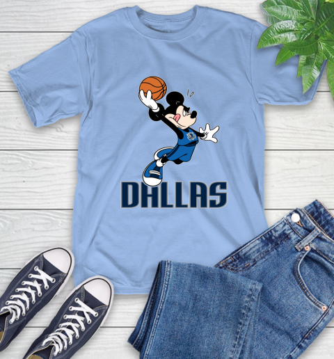 NBA Basketball Dallas Mavericks Cheerful Mickey Mouse Shirt T-Shirt 12