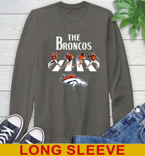 NFL Football Denver Broncos The Beatles Rock Band Shirt Long Sleeve T-Shirt 10