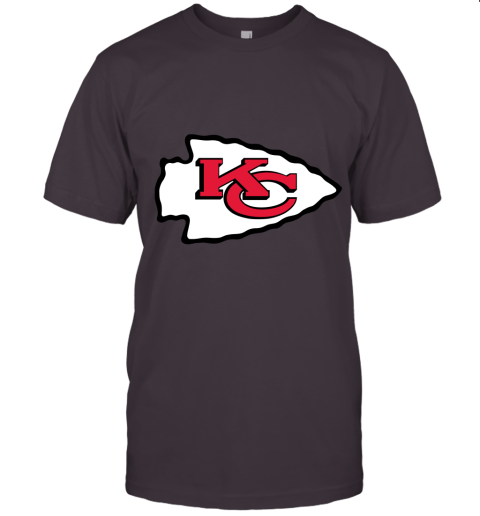 Kansas City Chiefs Line Gray Victory Arch Unisex Jersey Tee
