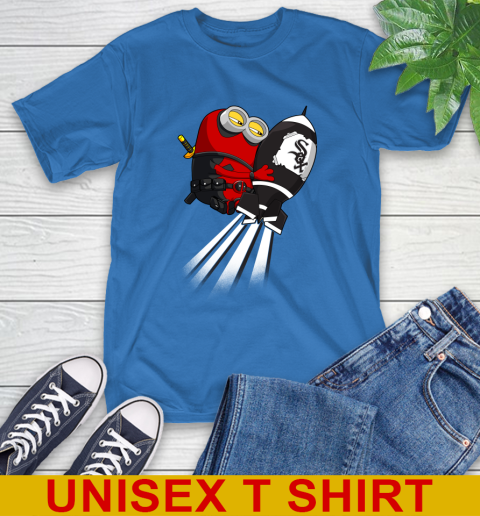 MLB Baseball Chicago White Sox Deadpool Minion Marvel Shirt T-Shirt 11