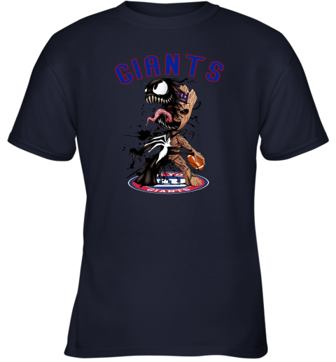 NFL New York Giants Football Venom Groot Guardians Of The Galaxy v8KDOQwqkSO youth t shirt 26 95 151514 front navy