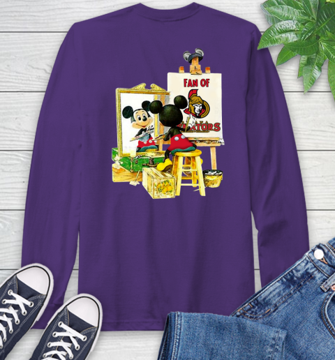 NHL Hockey Ottawa Senators Mickey Drawing Shirt 58