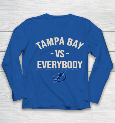 Tampa Bay Lightning Vs Everybody Youth Long Sleeve 7