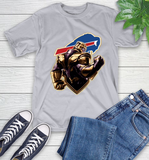 NFL Thanos Avengers Endgame Football Sports Buffalo Bills T-Shirt 6