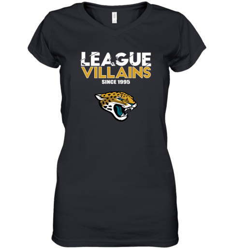 NFL League Villains Since 1995 Jacksonville Jaguars Women's V-Neck T-Shirt