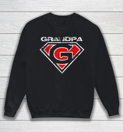 Grandpa Funny Gift Apparel  Grandpa Superhero Funny Gift Fathers Day Sweatshirt