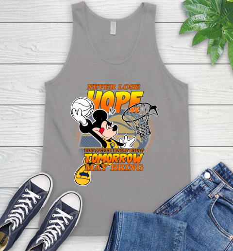 Indiana Pacers NBA Basketball Mickey Disney Never Lose Hope Tank Top 3