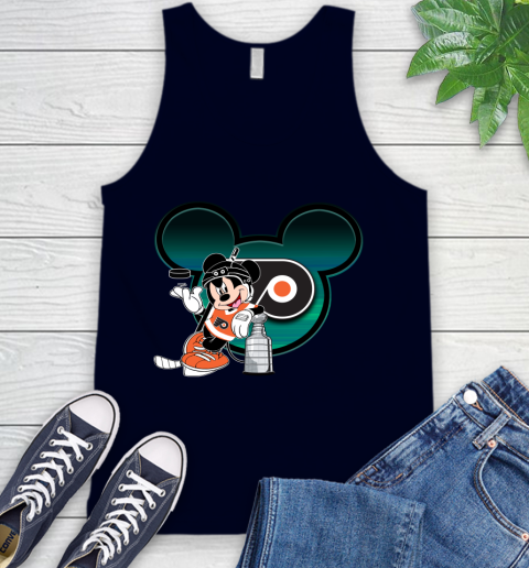 NHL Philadelphia Flyers Stanley Cup Mickey Mouse Disney Hockey T Shirt Tank Top 3