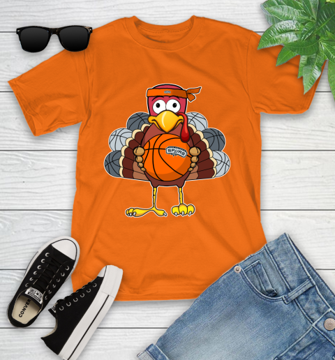 San Antonio Spurs Turkey thanksgiving day Youth T-Shirt 7