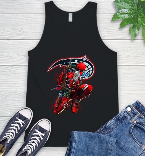 NBA Deadpool Marvel Comics Sports Basketball Orlando Magic Tank Top 2