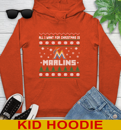 MLB All I Want For Christmas Is Miami Marlins Baseball Sports 131