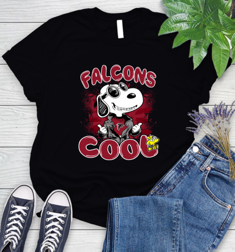 NFL Football Atlanta Falcons Cool Snoopy Shirt Women's T-Shirt
