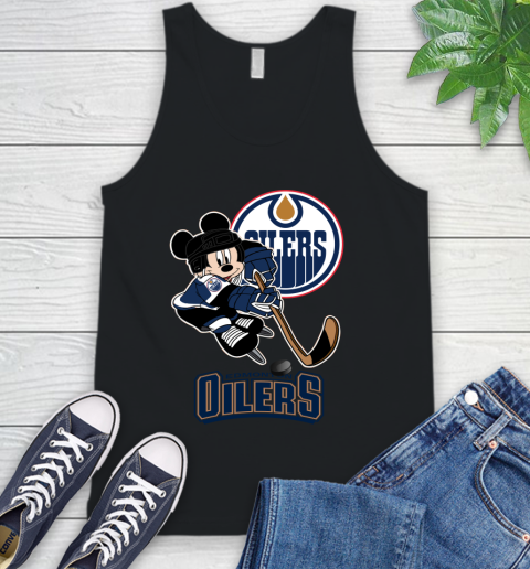 NHL Edmonton Oilers Mickey Mouse Disney Hockey T Shirt Tank Top 2
