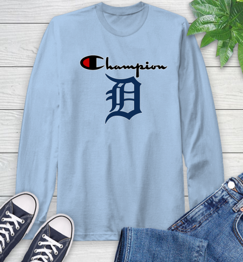 MLB Baseball Detroit Tigers Champion Shirt Long Sleeve T-Shirt 6